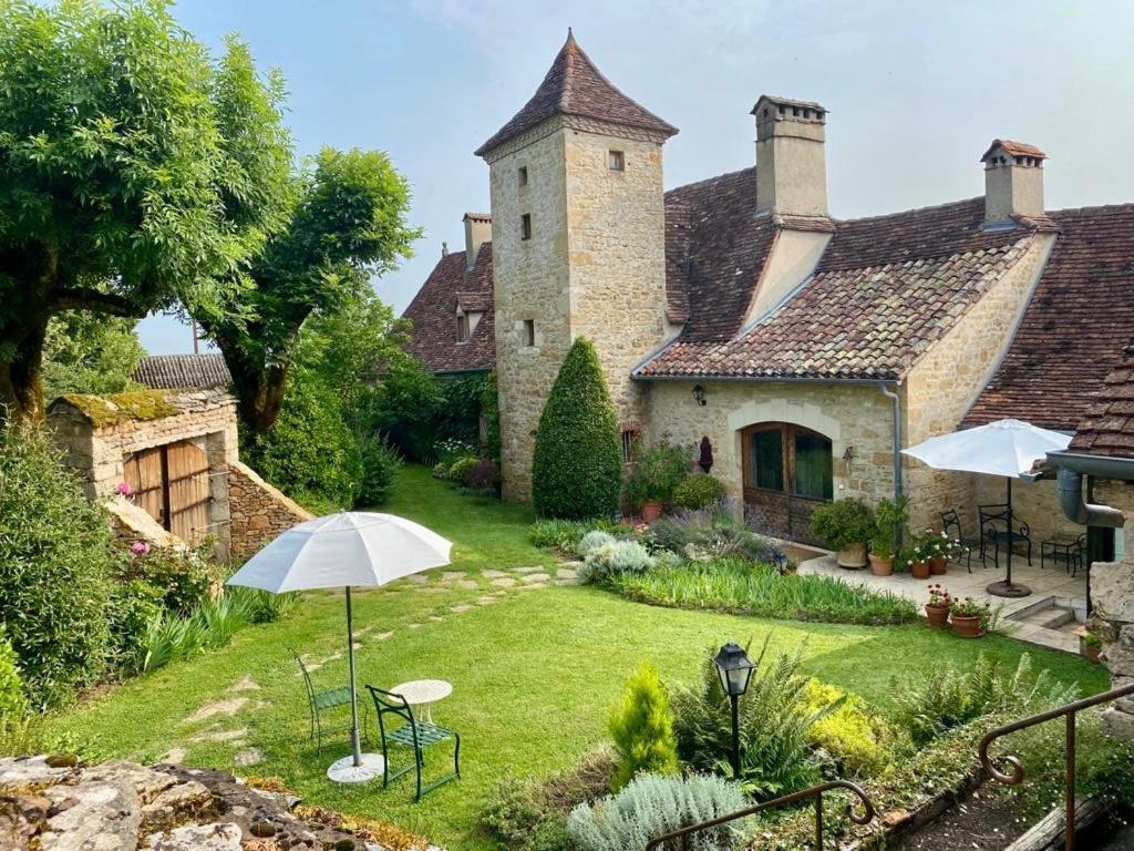 Bed and Breakfast Manoir De Rieuzal Loubressac Exteriér fotografie