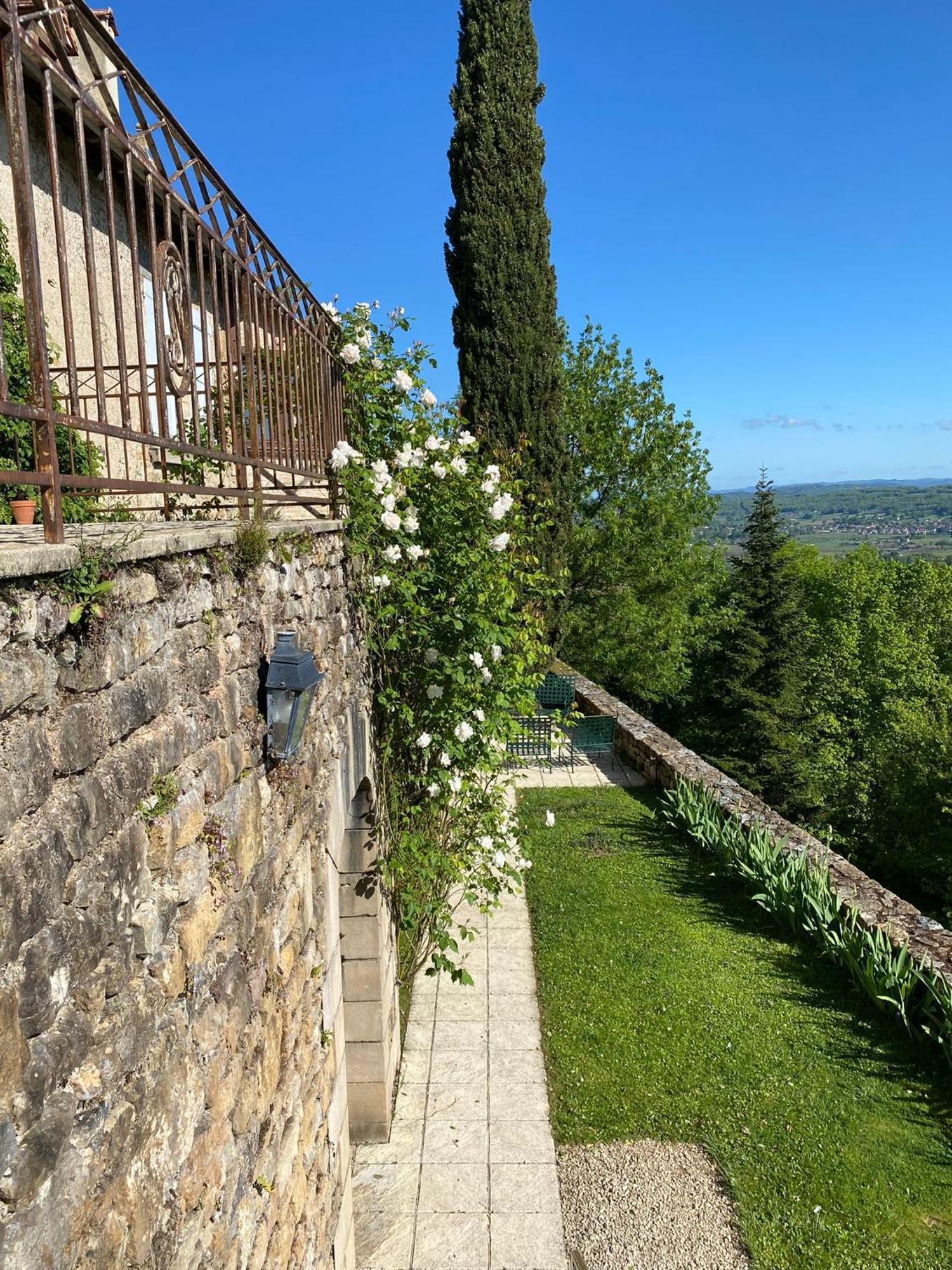 Bed and Breakfast Manoir De Rieuzal Loubressac Exteriér fotografie